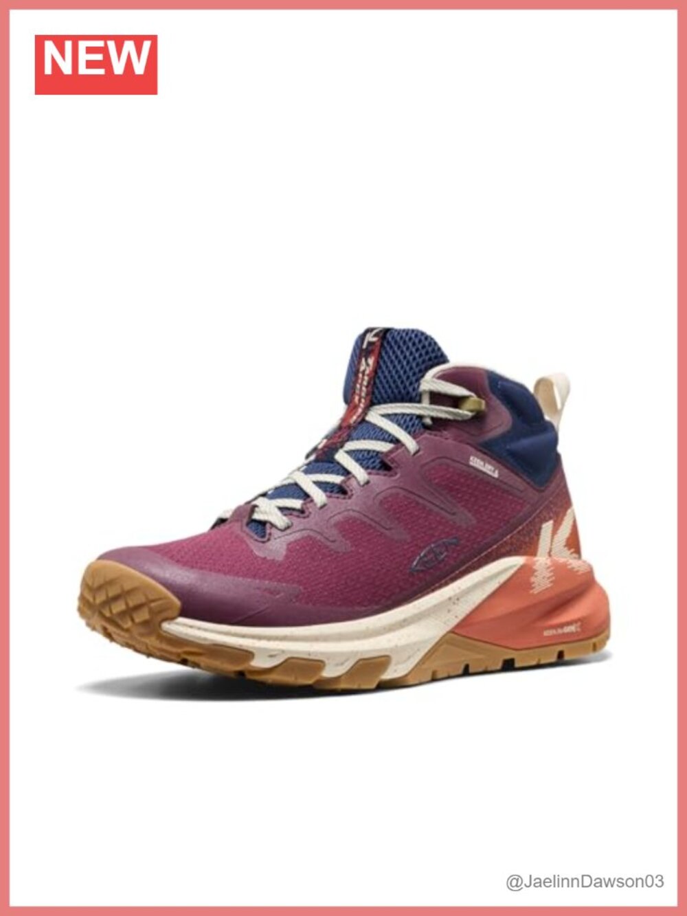 Waterproof Hiking Boots Leather Ripstop Mesh, KEEN.DRY